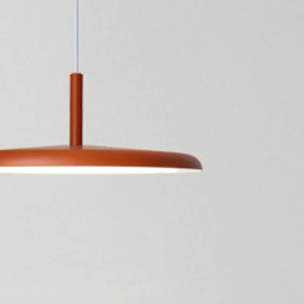 Modern Round LED Pendant Light Adjustable Length for Dining