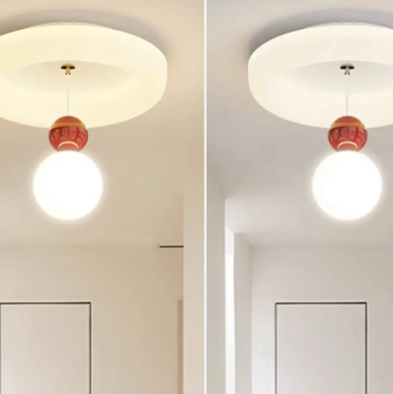 5 to 9 Inch Modern LED Flush Mount Ceiling Light for Entryway