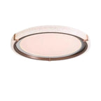 Dimmable White Flush Mount LED Ceiling Light for Living Room