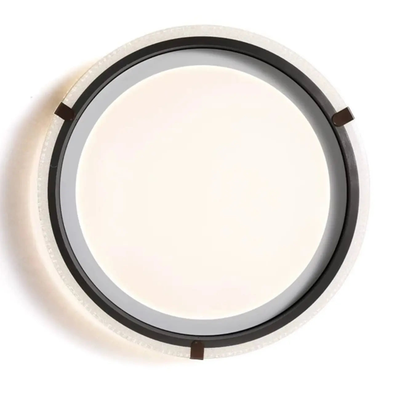 Dimmable White Flush Mount LED Ceiling Light for Living Room