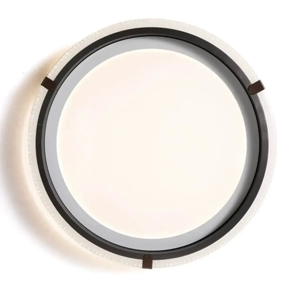 Dimmable White Flush Mount LED Ceiling Light for Living Room