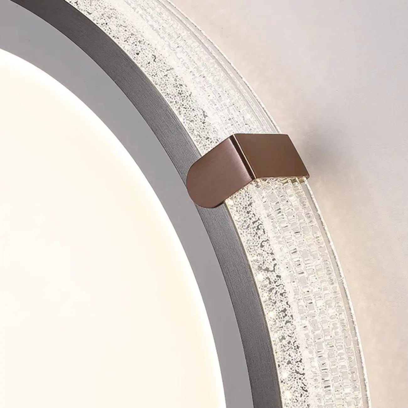 Dimmable White Flush Mount LED Ceiling Light for Living Room