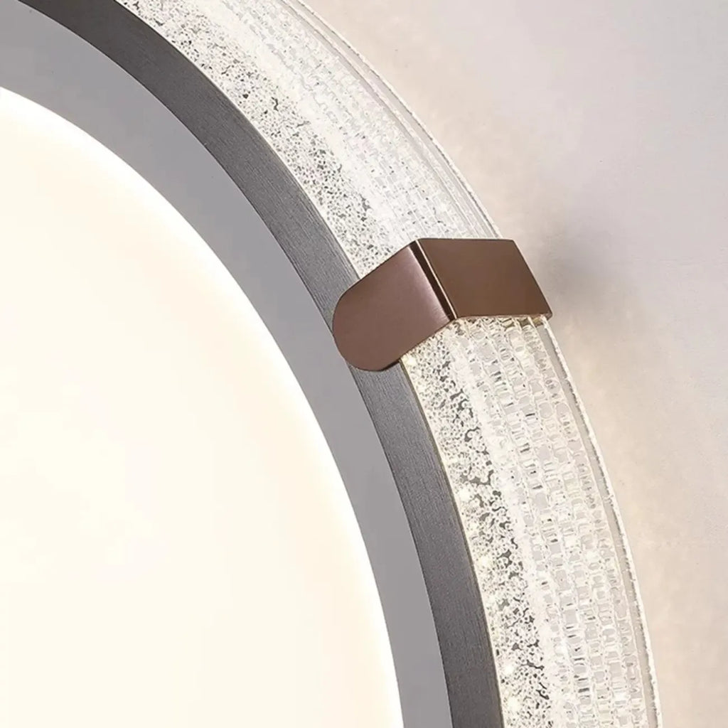 Dimmable White Flush Mount LED Ceiling Light for Living Room