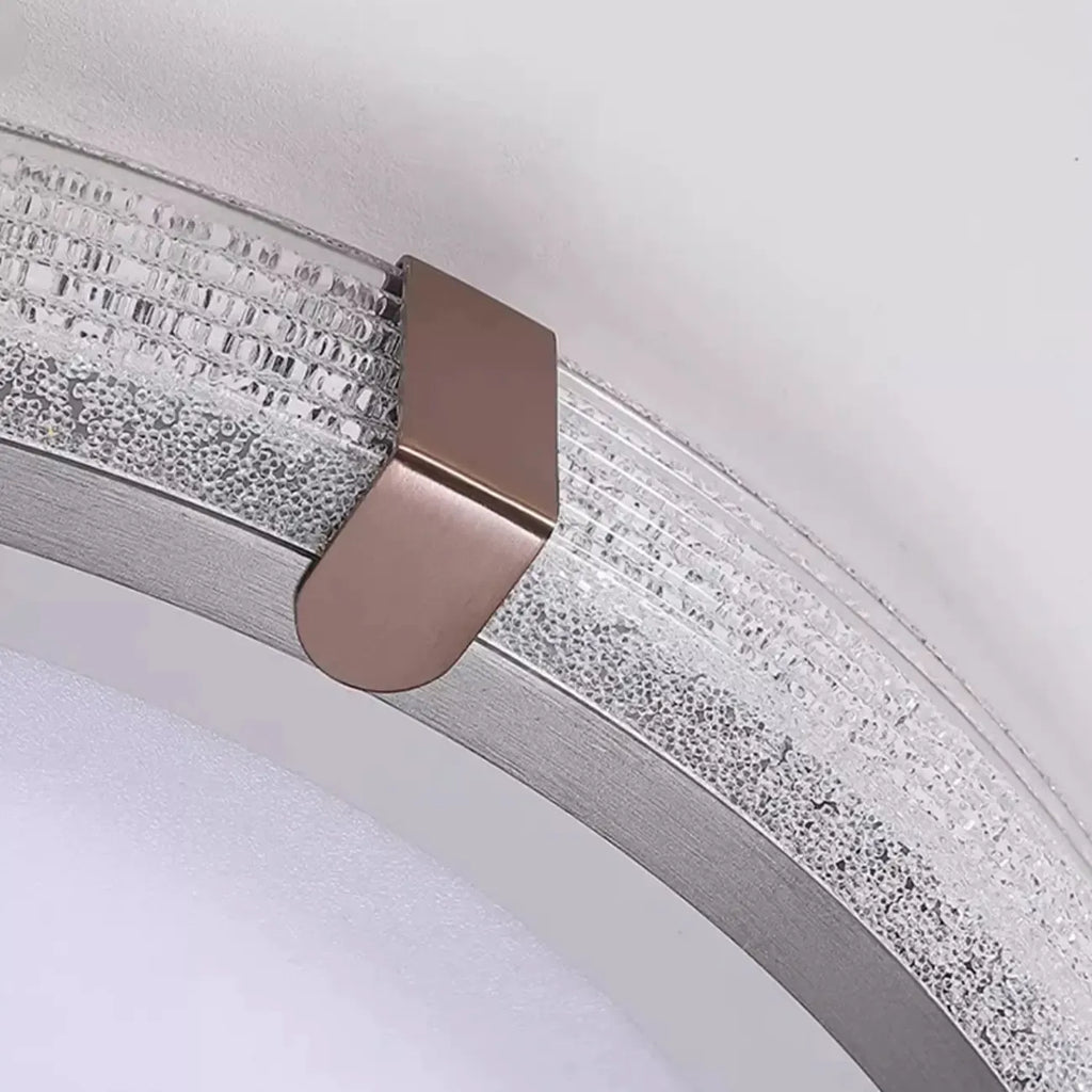 Dimmable White Flush Mount LED Ceiling Light for Living Room
