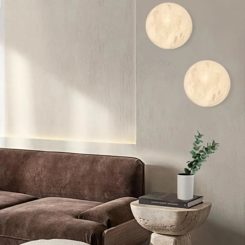 Art Deco Globe Wall Light with Gold Metal Base