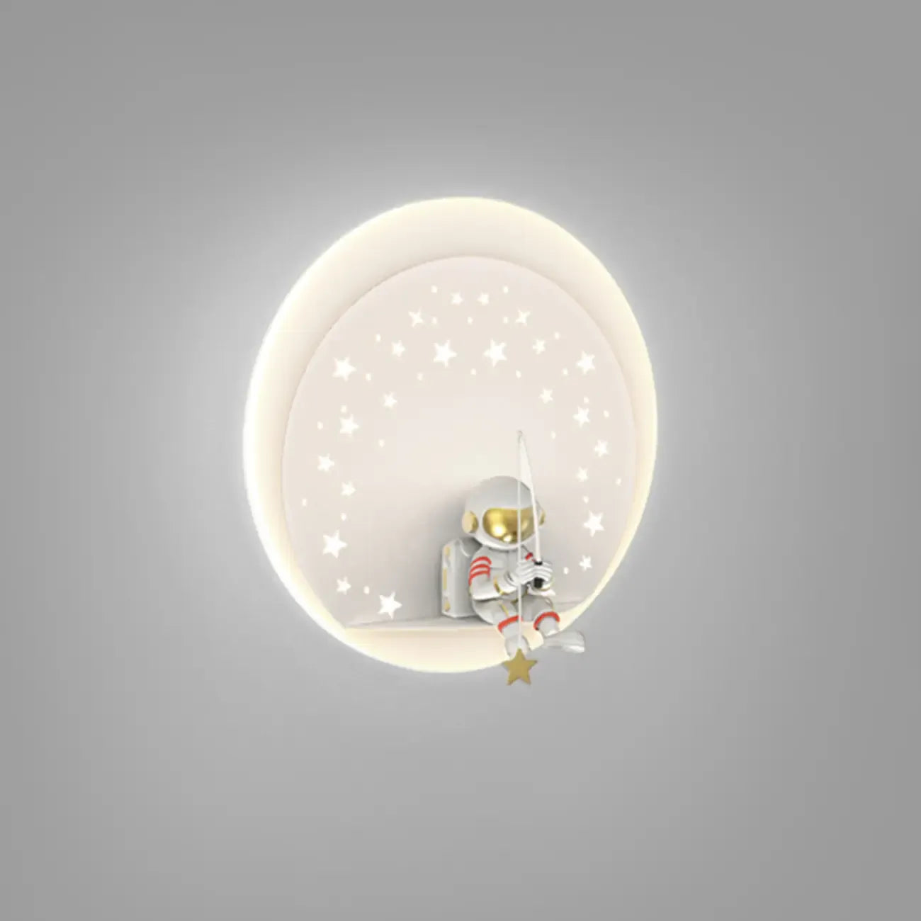 Dimmable Astronaut LED Wall Sconce for Bedroom Lighting