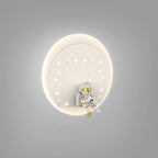 Dimmable Astronaut LED Wall Sconce for Bedroom Lighting