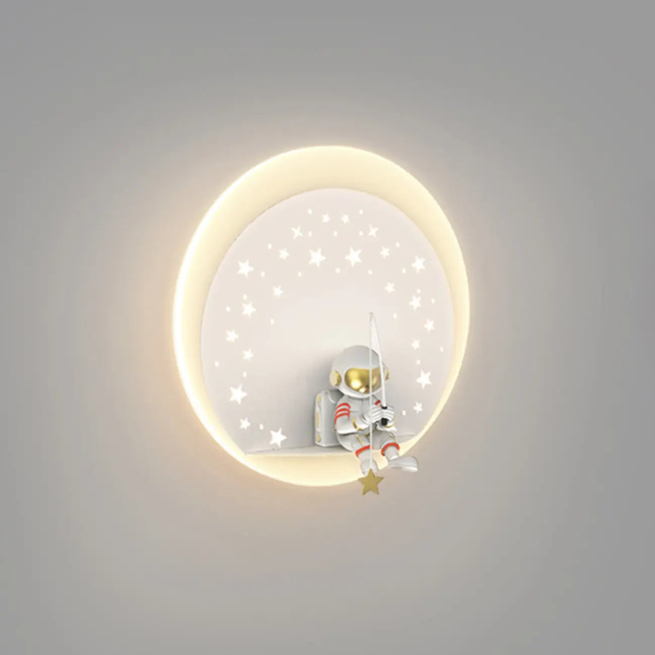 Dimmable Astronaut LED Wall Sconce for Bedroom Lighting