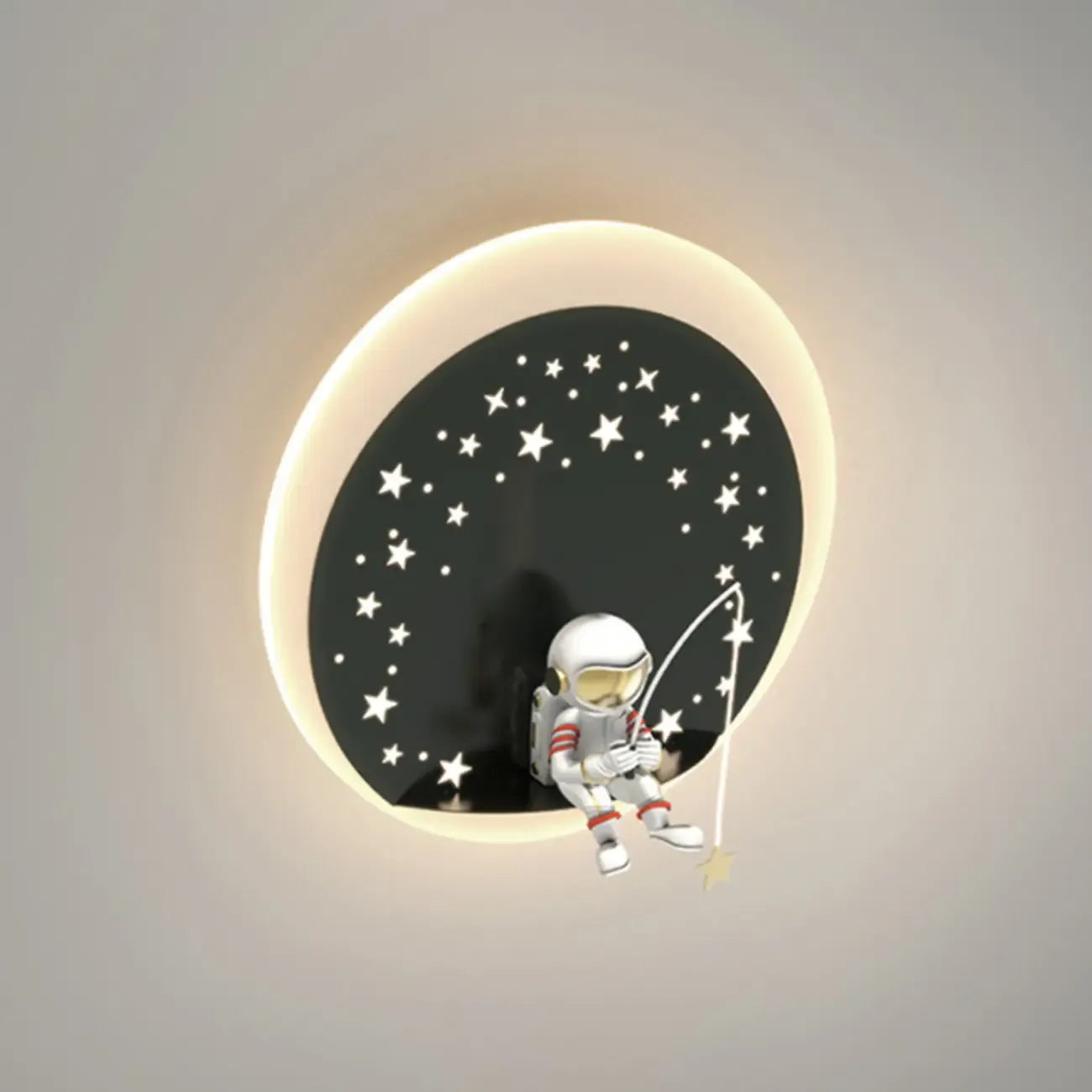 Dimmable Astronaut LED Wall Sconce for Bedroom Lighting