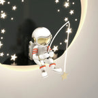 Dimmable Astronaut LED Wall Sconce for Bedroom Lighting