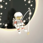 Dimmable Astronaut LED Wall Sconce for Bedroom Lighting