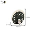 Dimmable Astronaut LED Wall Sconce for Bedroom Lighting