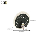 Dimmable Astronaut LED Wall Sconce for Bedroom Lighting
