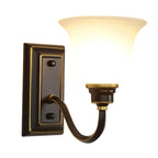 Classic Modern Bell Glass Wall Vanity Light for Bathroom