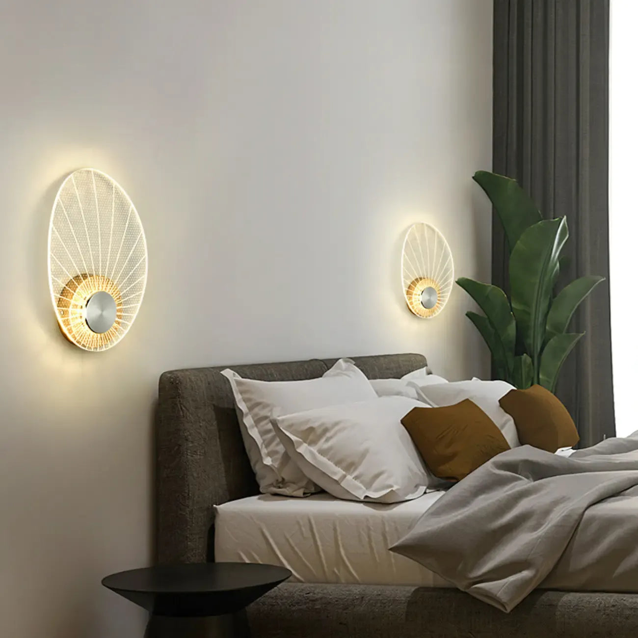 Dimmable Crystal Butterfly Wall Sconce for Bedroom Decor