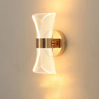 Artistic Gold Dimmable LED Wall Sconce for Bedroom Lighting