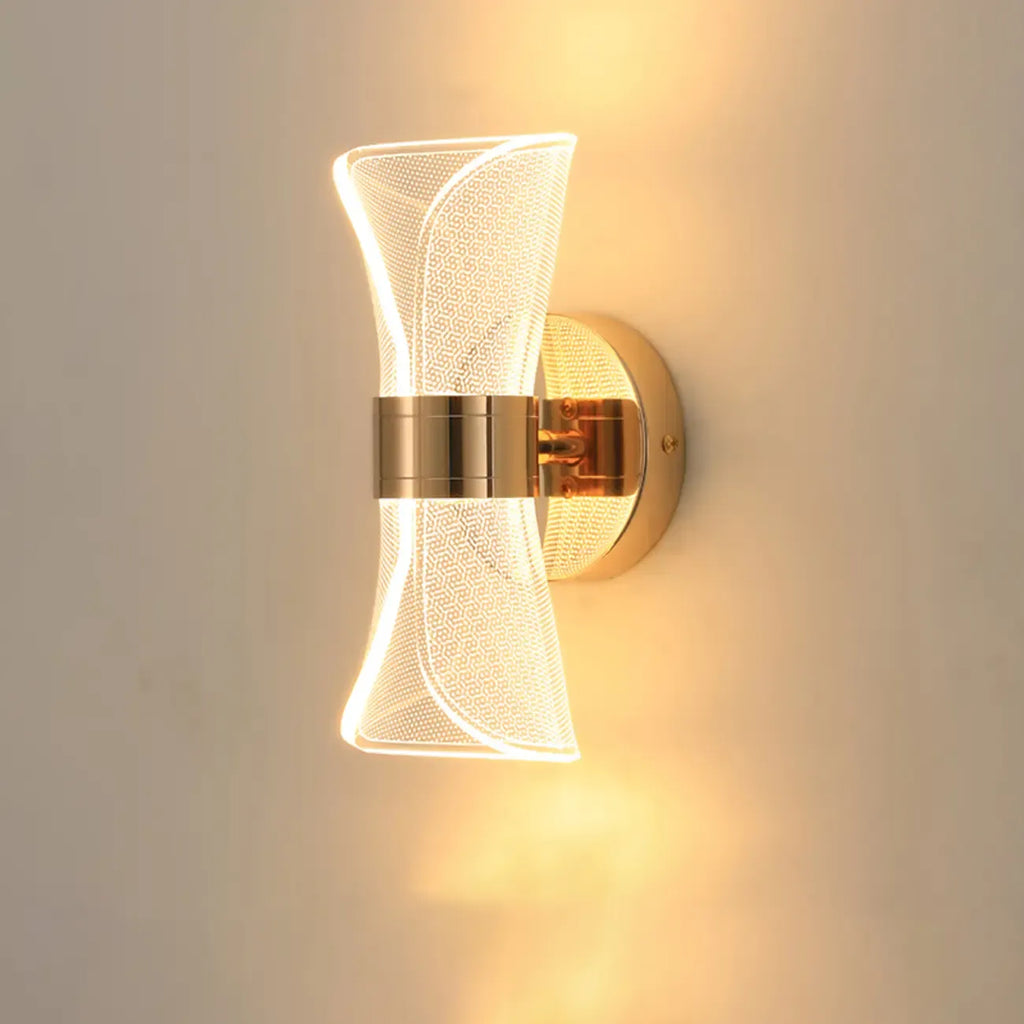 Artistic Gold Dimmable LED Wall Sconce for Bedroom Lighting