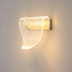 Artistic Gold Dimmable LED Wall Sconce for Bedroom Lighting