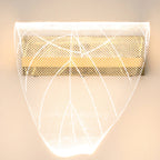 Artistic Gold Dimmable LED Wall Sconce for Bedroom Lighting