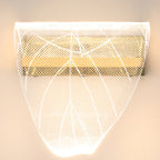 Artistic Gold Dimmable LED Wall Sconce for Bedroom Lighting