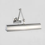 2-Light Metal Swing Arm Wall Light with Long Shade