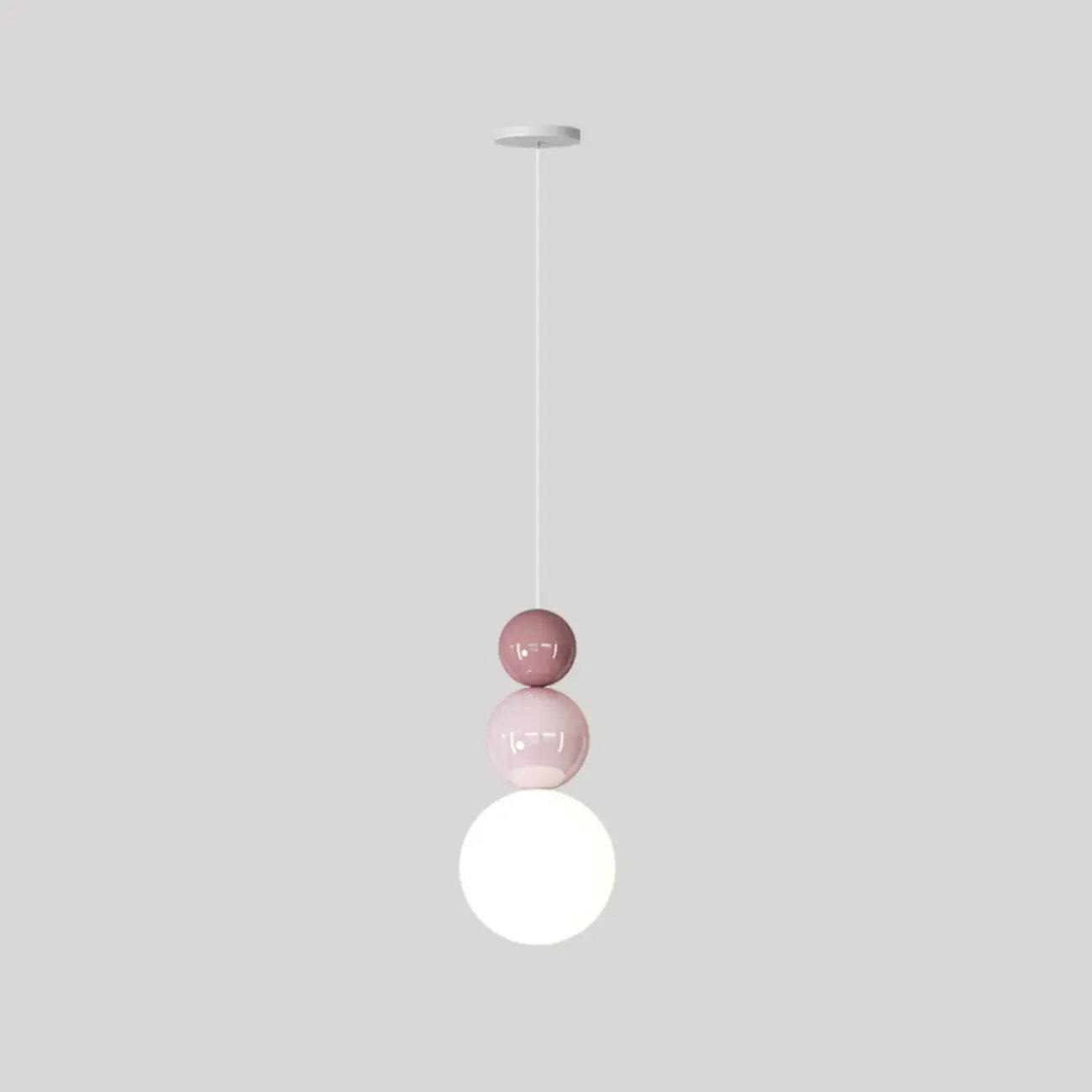 Contemporary Globe Pendant Light with Adjustable Cords for Dining