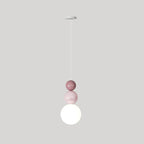 Contemporary Globe Pendant Light with Adjustable Cords for Dining