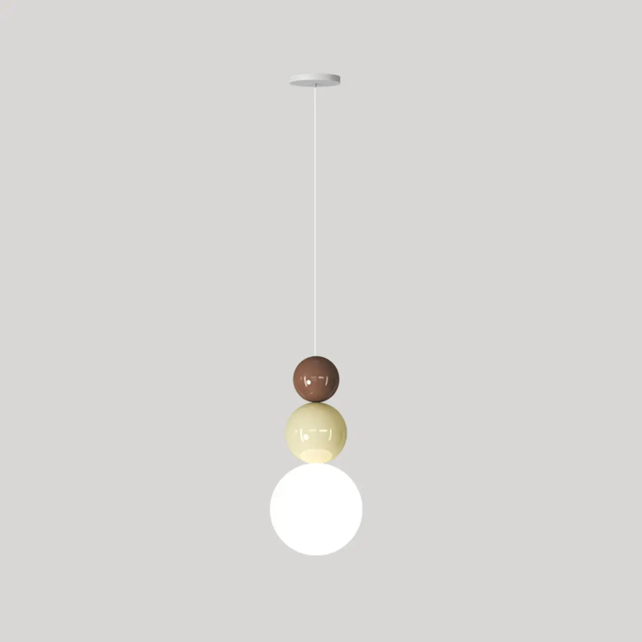 Contemporary Globe Pendant Light with Adjustable Cords for Dining