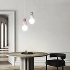 Contemporary Globe Pendant Light with Adjustable Cords for Dining