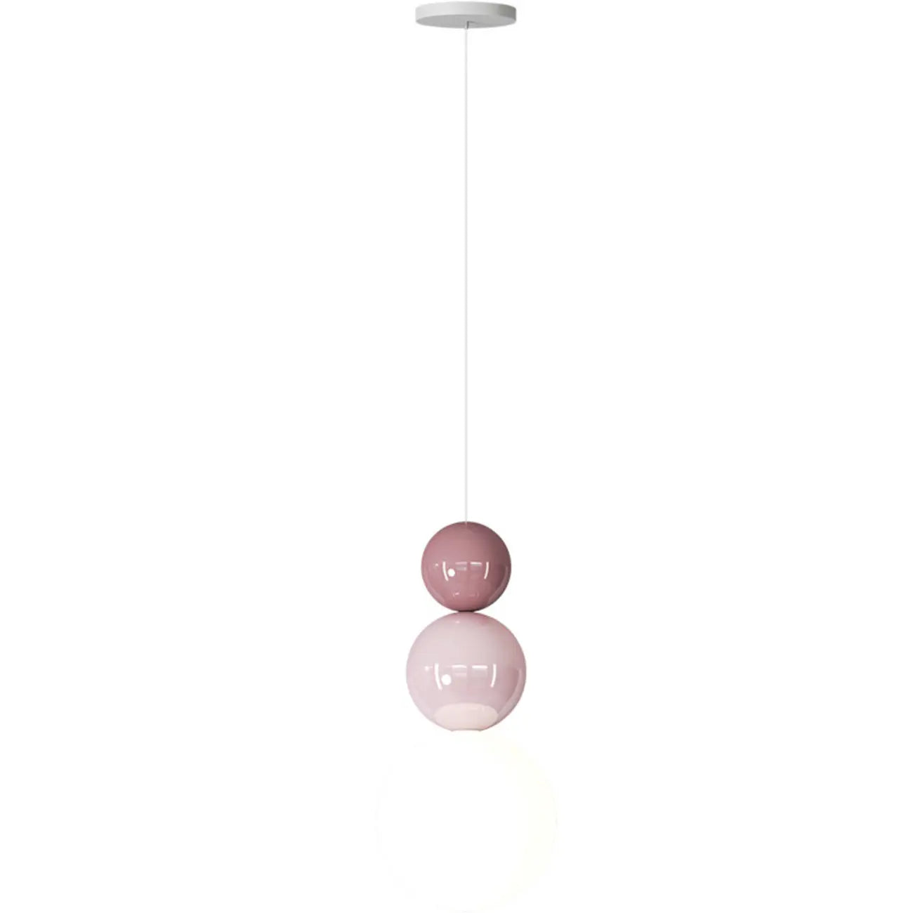 Contemporary Globe Pendant Light with Adjustable Cords for Dining