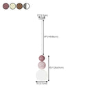 Contemporary Globe Pendant Light with Adjustable Cords for Dining