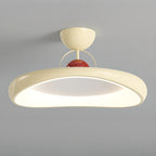 Dimmable Circle Semi-Flush LED Ceiling Light for Bedroom