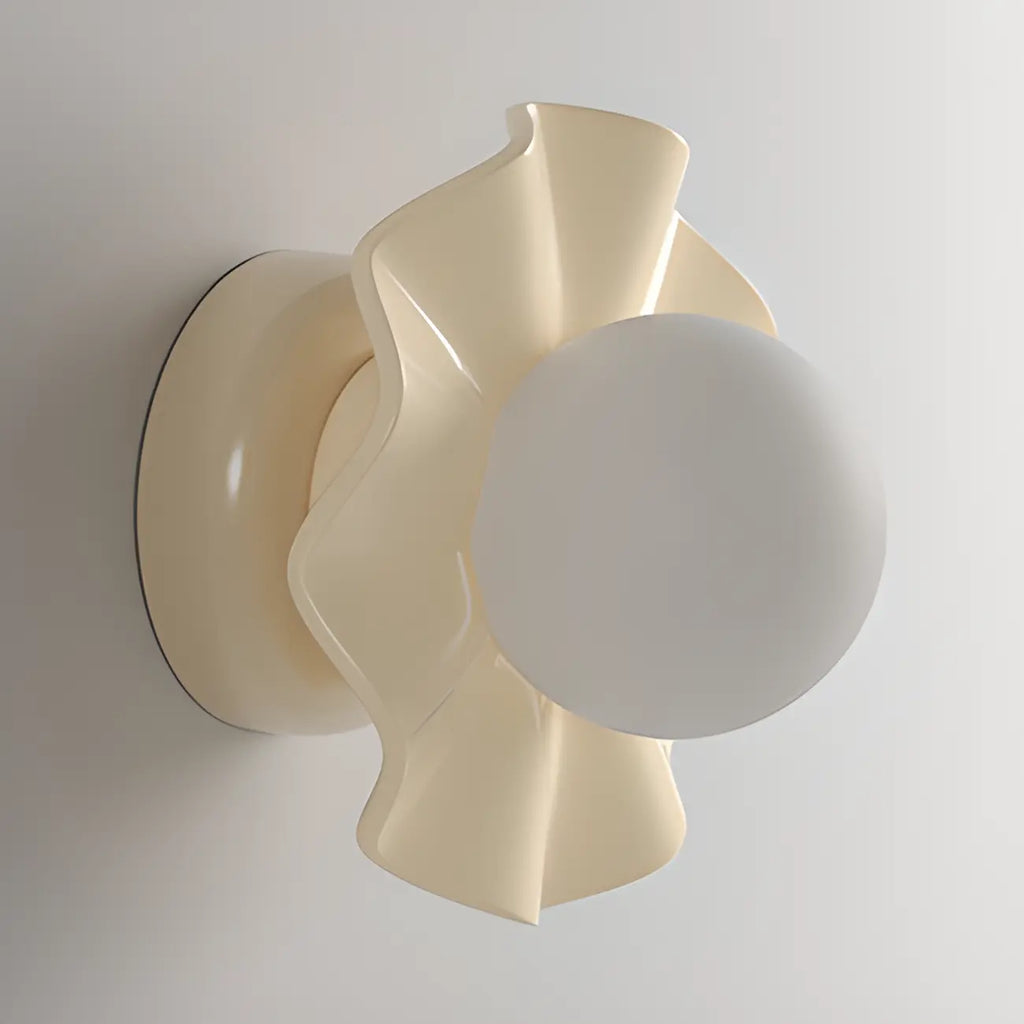 Modern 5 Inch Cream Semi Flush Ceiling Light for Hallway