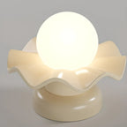 Modern 5 Inch Cream Semi Flush Ceiling Light for Hallway