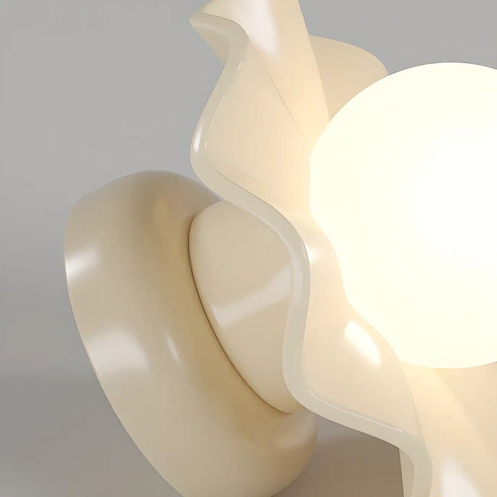 Modern 5 Inch Cream Semi Flush Ceiling Light for Hallway