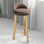 Elegant Fabric Upholstered Stylish Comfort Bar Stool