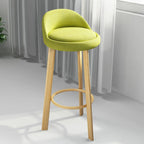 Elegant Fabric Upholstered Stylish Comfort Bar Stool