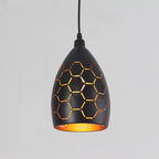 Industrial Black Metal Cone Pendant Light Adjustable for Dining