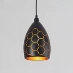 Industrial Black Metal Cone Pendant Light Adjustable for Dining