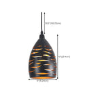 Industrial Black Metal Cone Pendant Light Adjustable for Dining