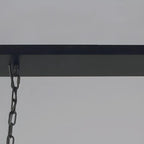 Modern Rectangle Adjustable Crystal Island Pendant Light for Kitchen