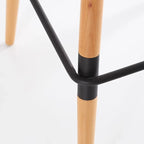 Modern Red Wooden Square Pub Tables