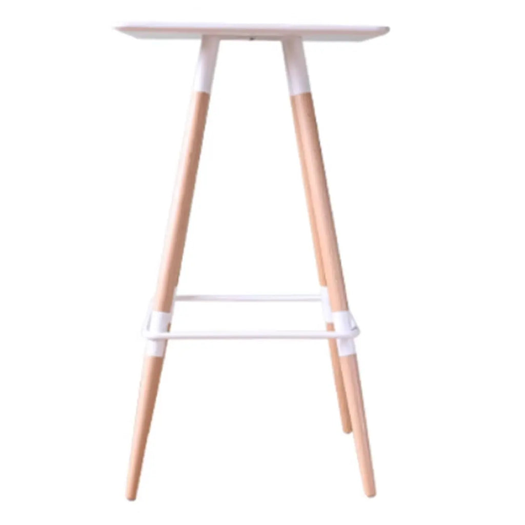 Modern Red Wooden Square Pub Tables