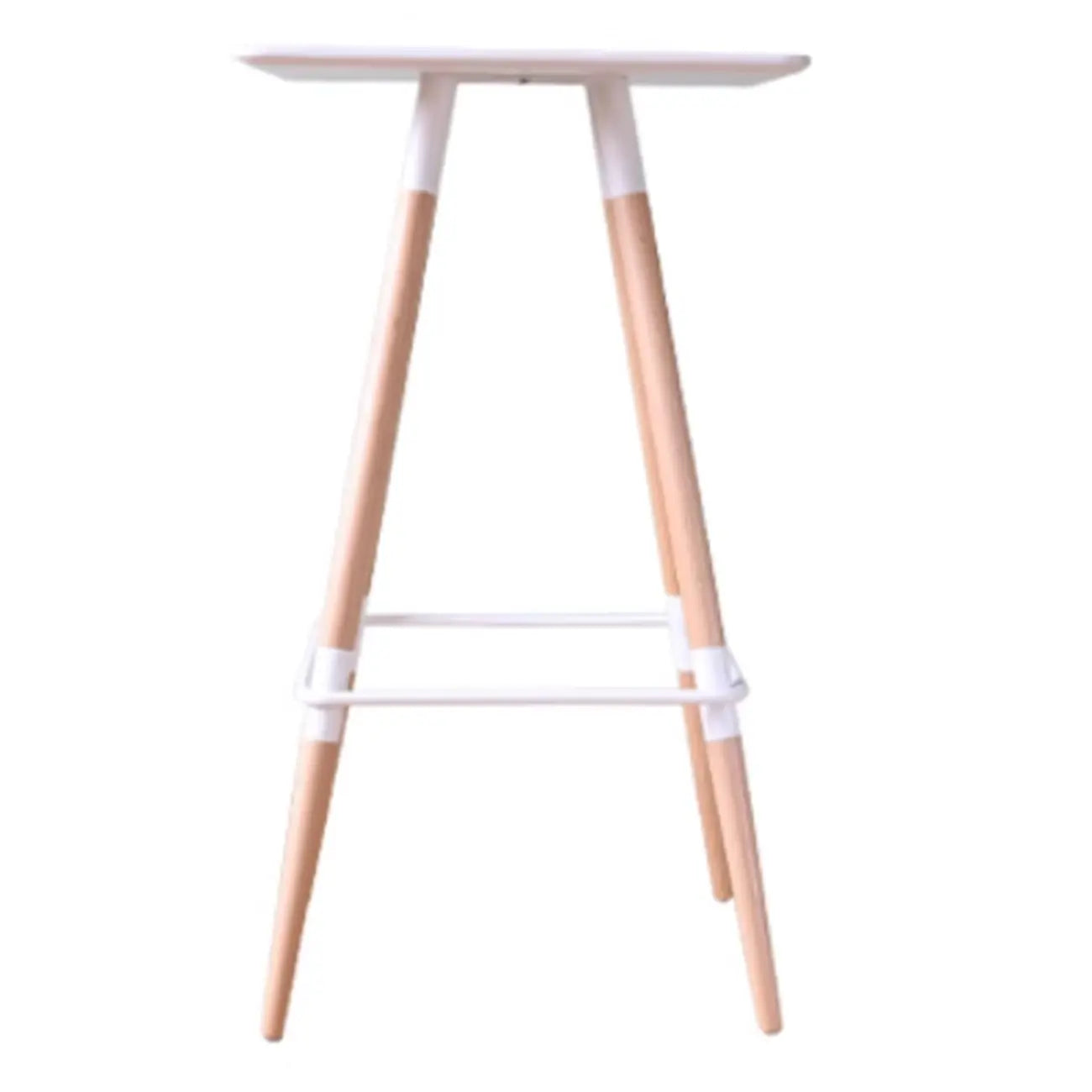 Modern Red Wooden Square Pub Tables