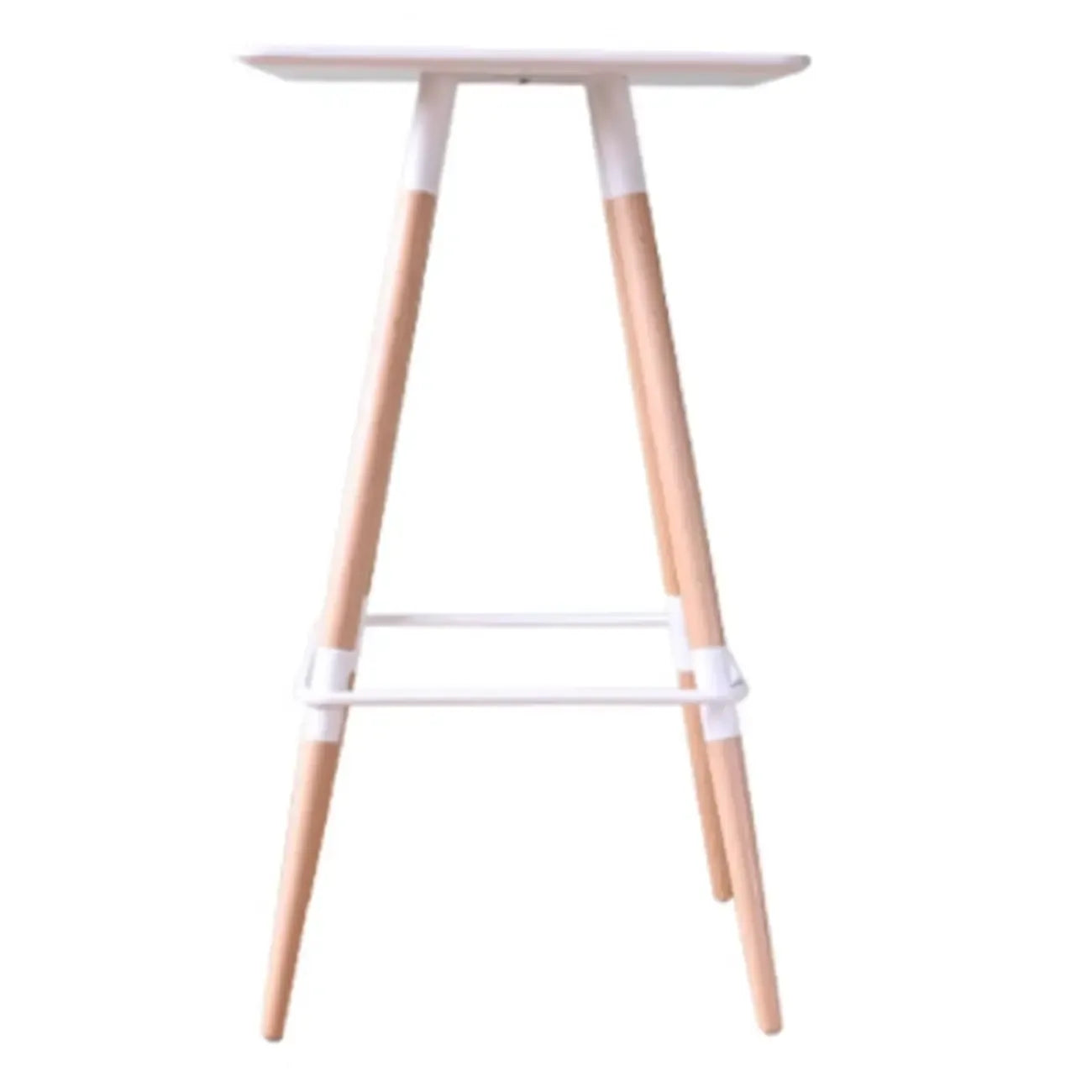 Modern Red Wooden Square Pub Tables