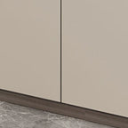94 Dark Gray Stone Long Cabinet TV Stand with LED Lights