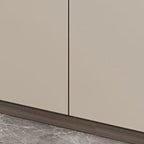 94 Dark Gray Stone Long Cabinet TV Stand with LED Lights