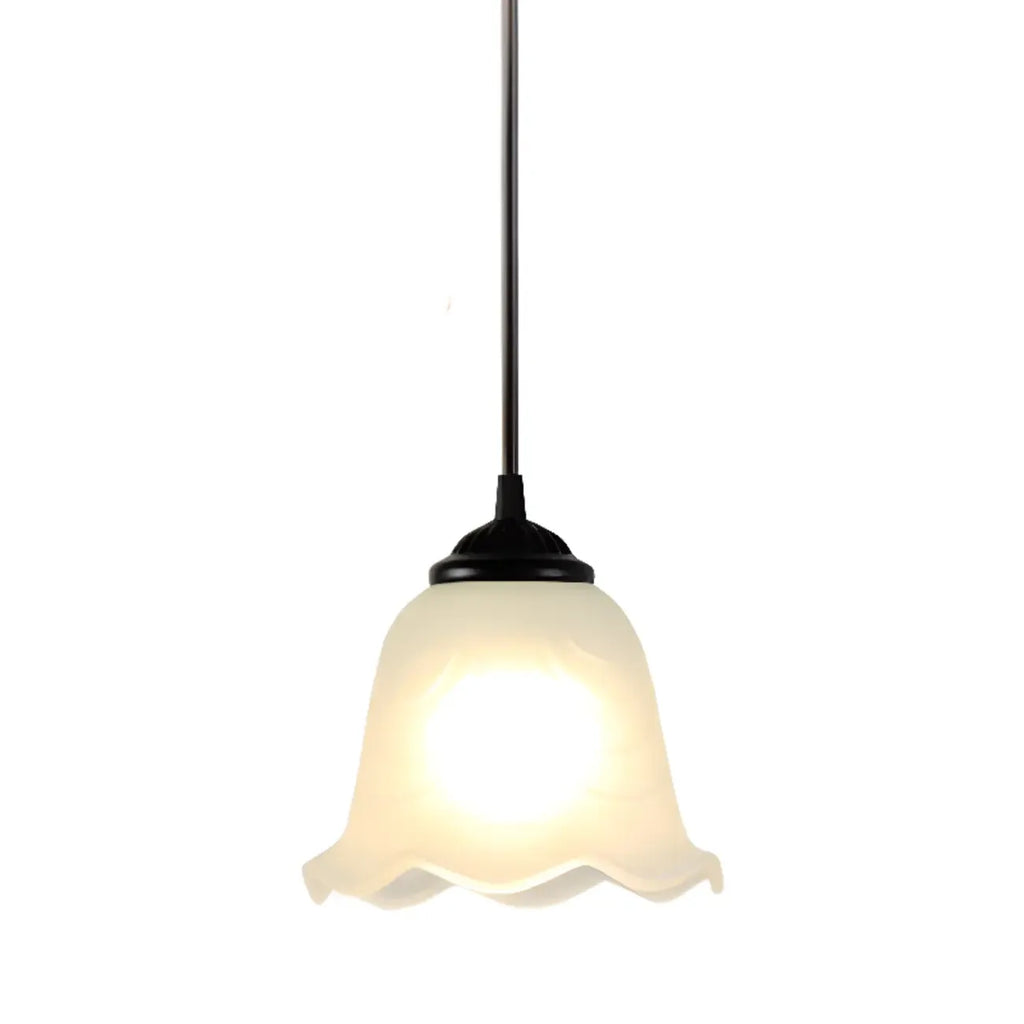 Modern Frosted Glass Adjustable Island Pendant Light for Kitchen