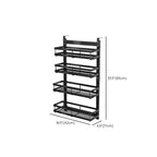 Adjustable Steel Wall-Mounted Multi-Shelf Storage Racks