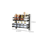 Adjustable Steel Wall-Mounted Multi-Shelf Storage Racks